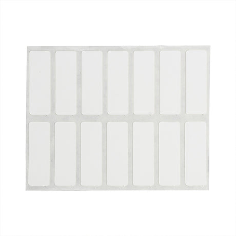 Nachhaltige Polyesteretiketten matt weiß für J7300 Drucker - 12,70 x 38,10 mm