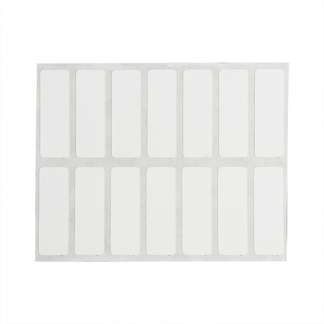 Nachhaltige Polyesteretiketten matt weiß für J7300 Drucker - 12,70 x 38,10 mm