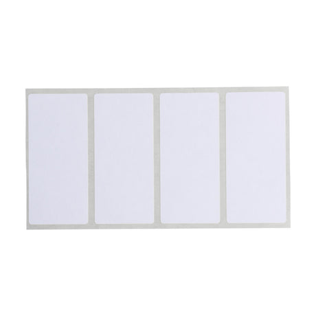 Nachhaltige Polyesteretiketten matt weiß für J7300 Drucker - 31,75 mm x 69,85 mm