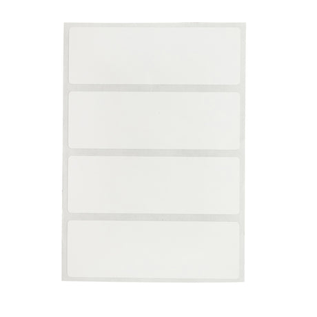 Nachhaltige Polyesteretiketten matt weiß für J4000 Drucker 25,40 mm x 76,20 mm
