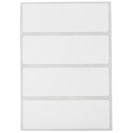 Nachhaltige Polyesteretiketten matt weiß für J4000 Drucker - 50,80 x 101,60 mm