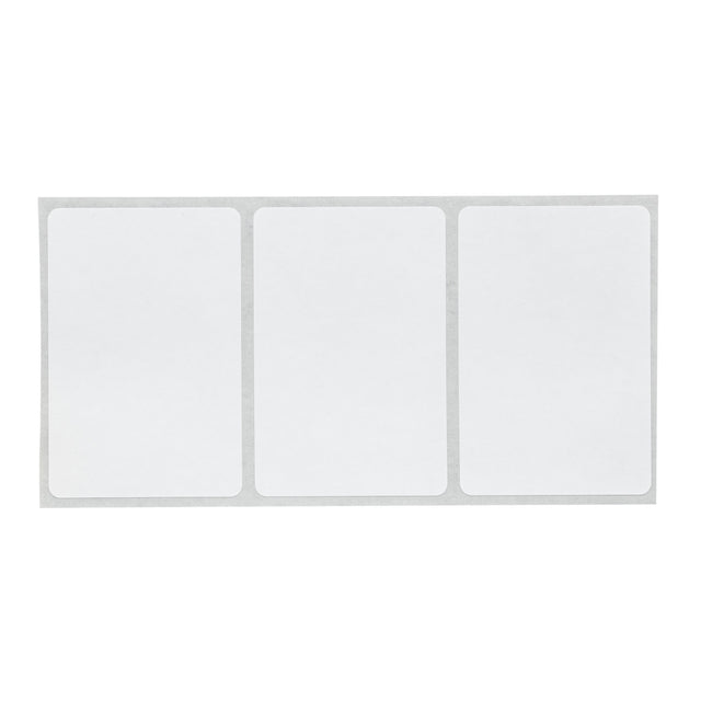 Nachhaltige Polyesteretiketten matt weiß für J4000 Drucker - 50,80 x 76,20 mm
