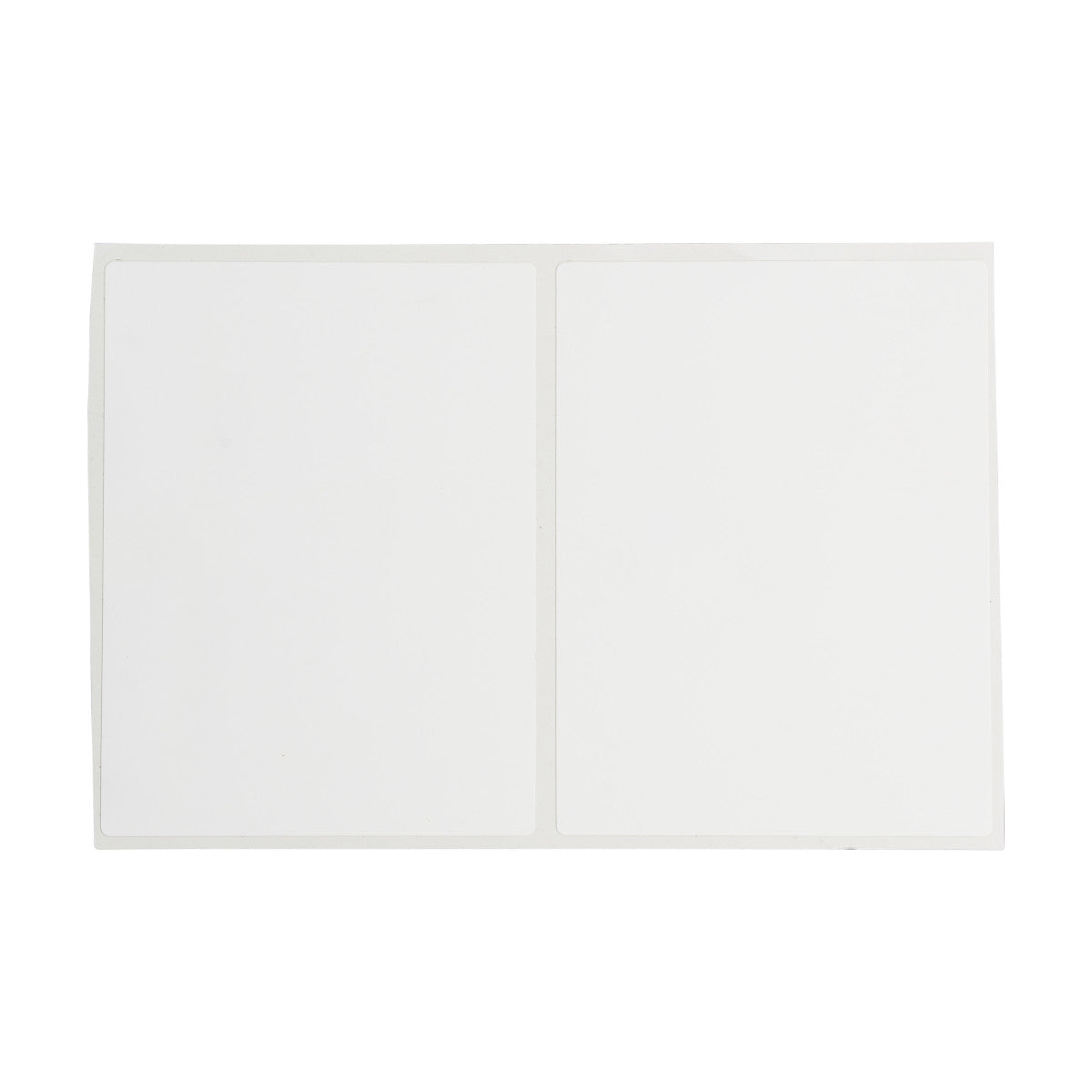 Nachhaltige Polyesteretiketten matt weiß für J4000 Drucker - 76,20 x 101,60 mm