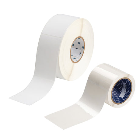 Set mit Polyester-Etikett und Schutzlaminat für J4000 J5000 Drucker - 85,09 x 55,12 mm