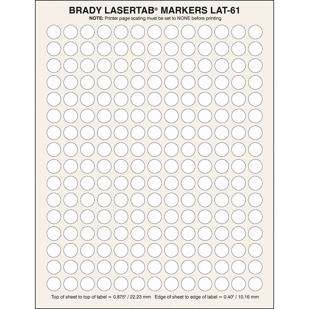 LaserTab Etiketten für Laserdrucker
