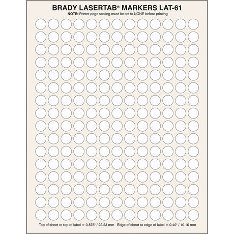 LaserTab Etiketten für Laserdrucker