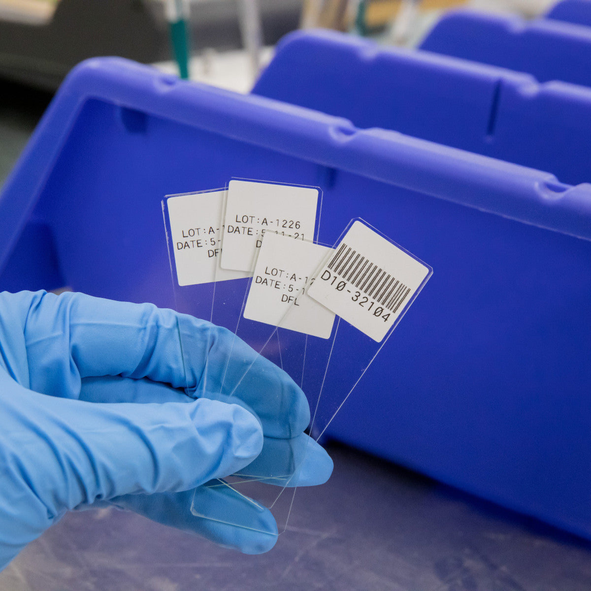 Für den Thermotransferdruck geeignete Etiketten