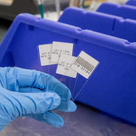 Für den Thermotransferdruck geeignete Etiketten