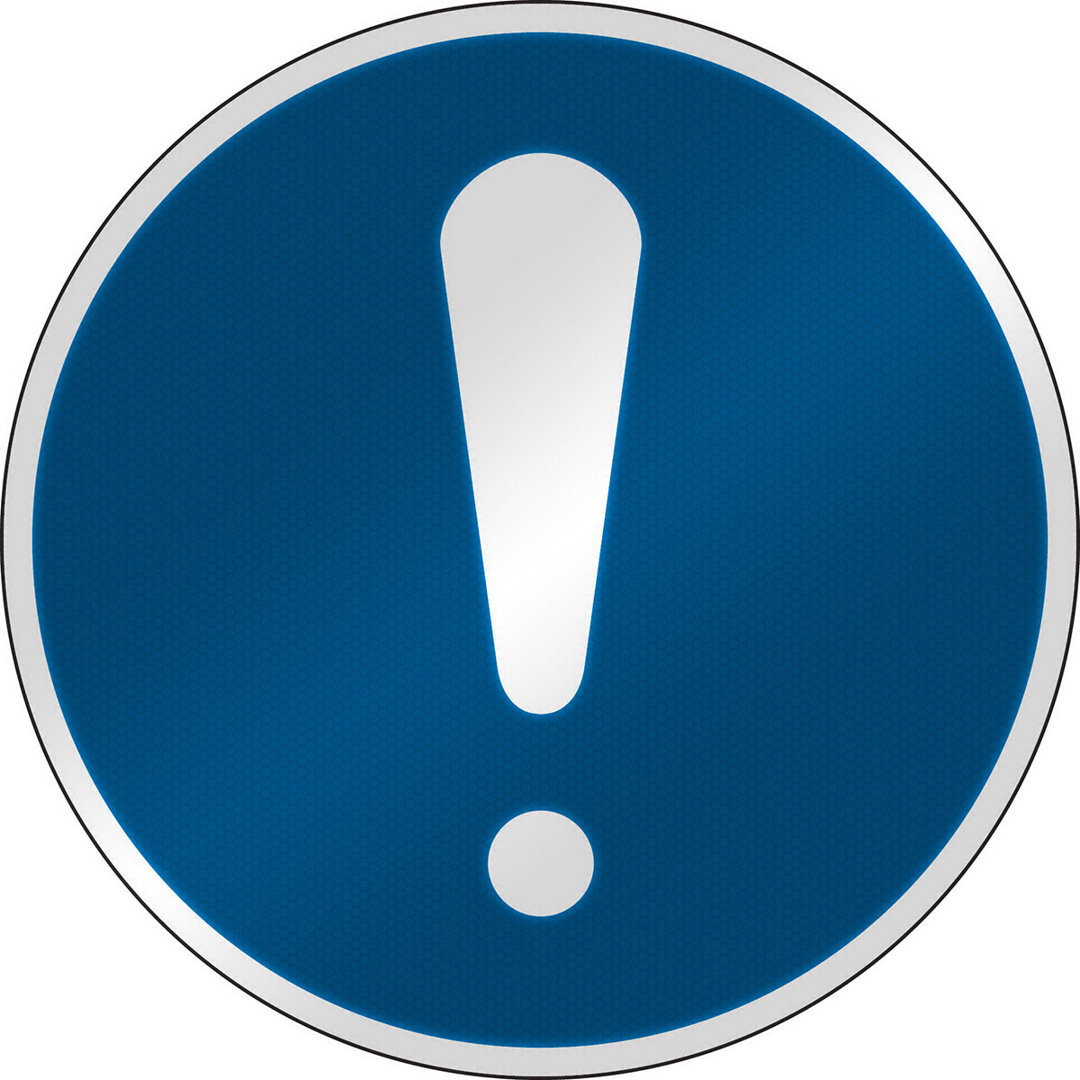 ISO Sicherheitskennzeichnung - Gebrauchsanweisung beachten