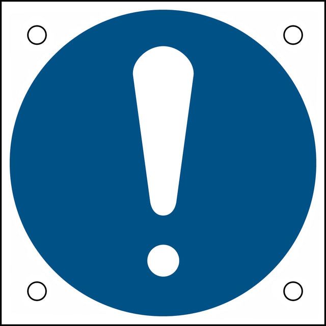 ISO-Sicherheitsschild – Allgemeines Gebotszeichen