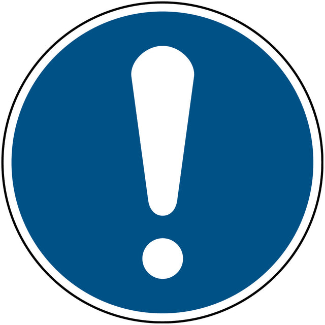 ISO Sicherheitskennzeichnung - Allgemeines Gebotszeichen