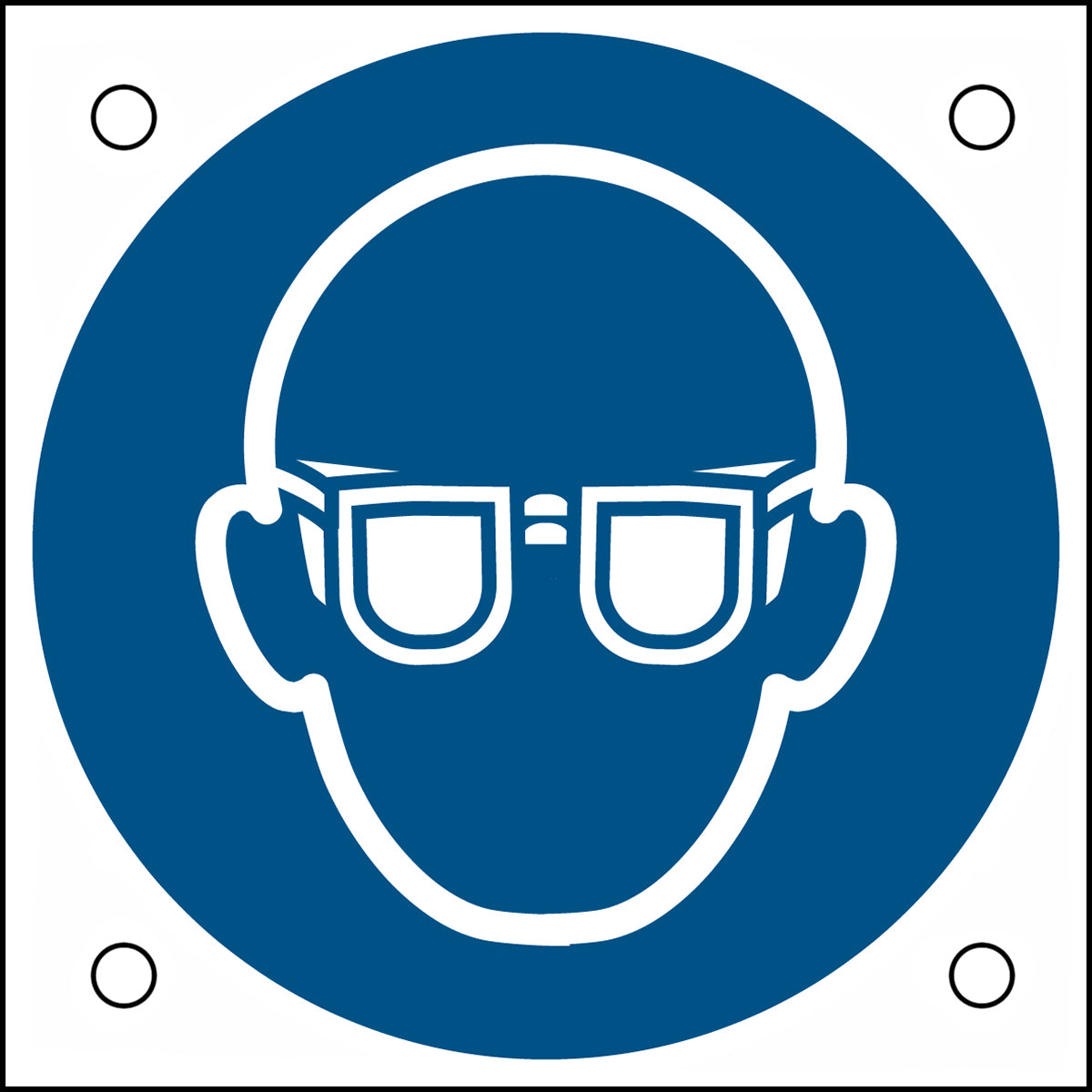 ISO Sicherheitskennzeichnung - Augenschutz benutzen