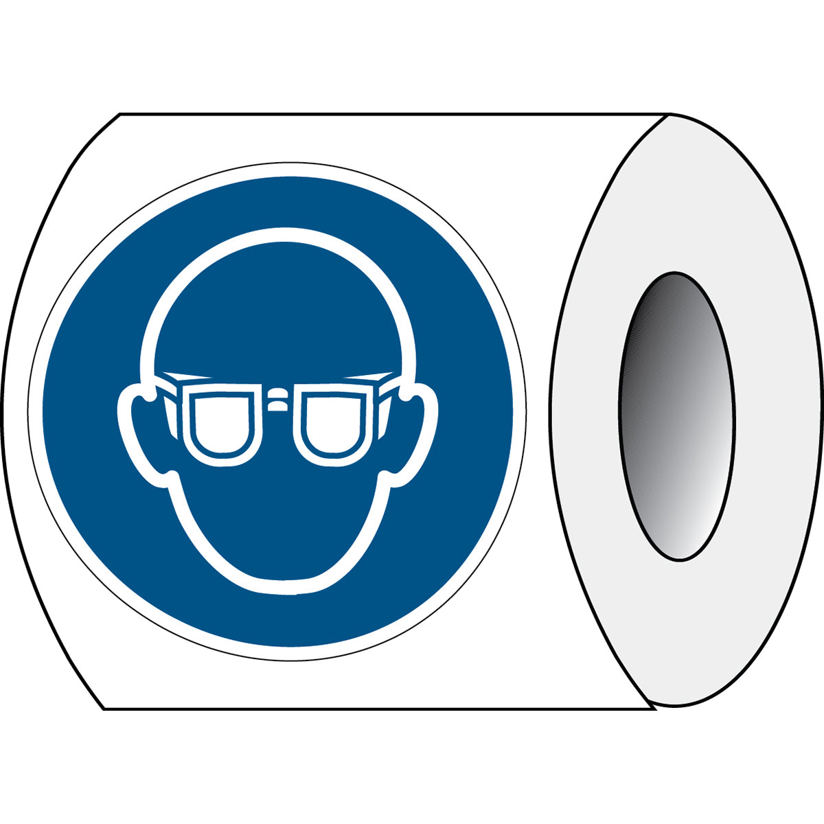 ISO safety sign - Use eye protection