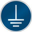 ISO Sicherheitskennzeichnung - Erdung erforderlich