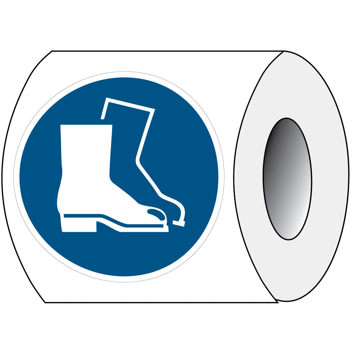 ISO Sicherheitskennzeichnung - Sicherheitsschuhe tragen