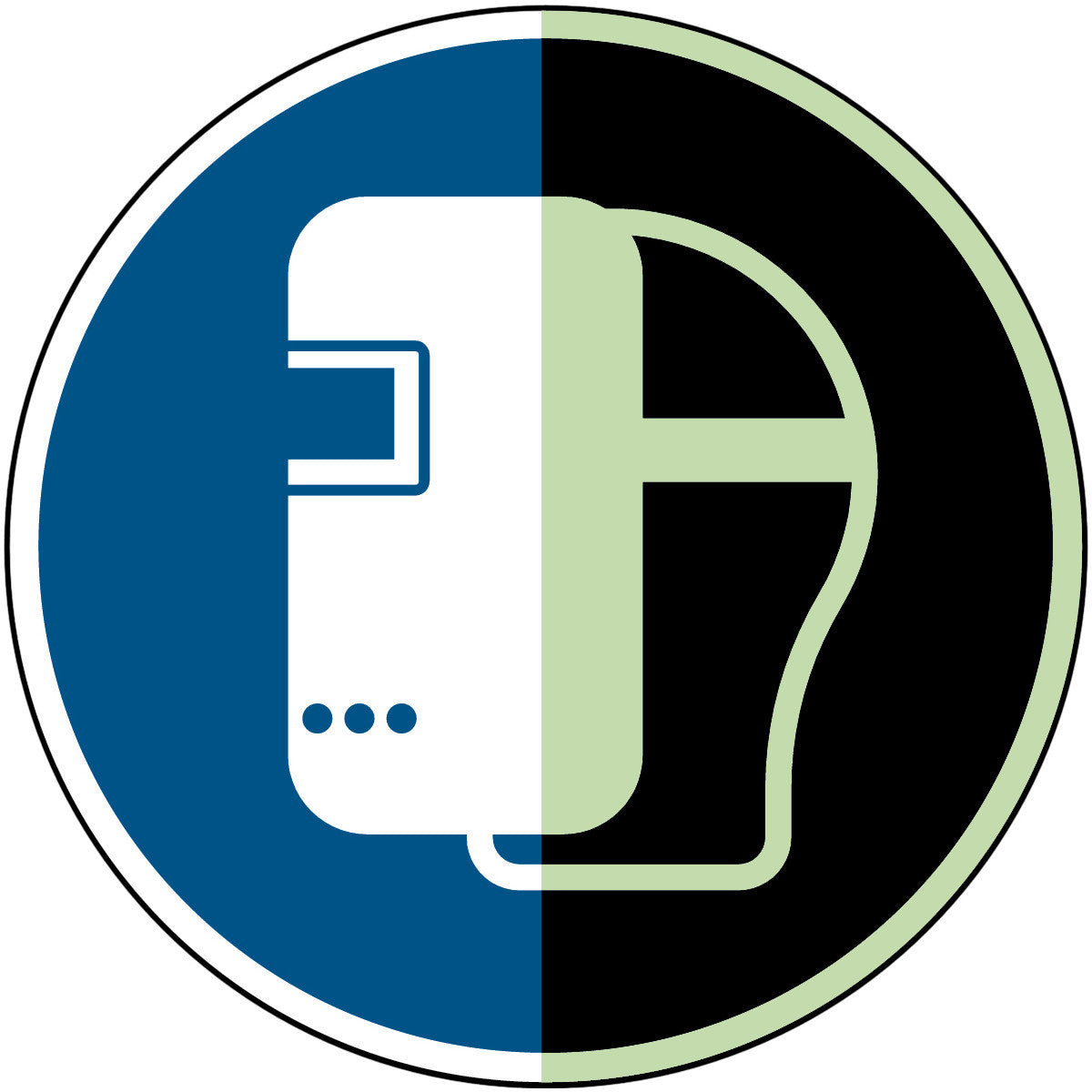 Langnachleuchtende Sicherheitsschilder