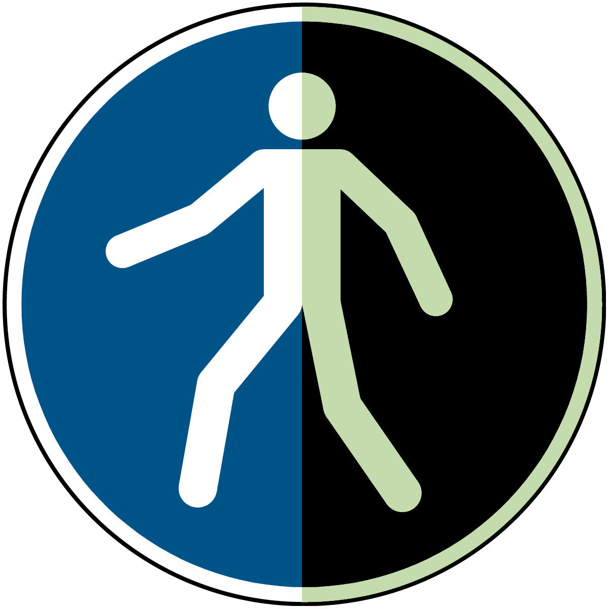 Photoluminescent safety signs