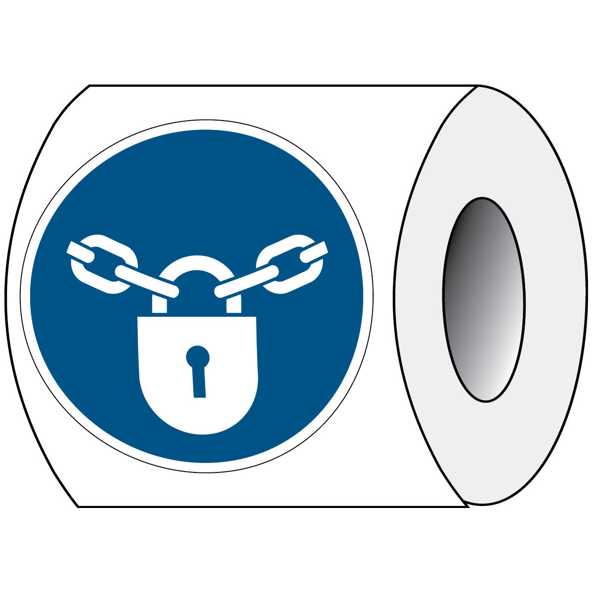 ISO safety sign - Keep closed