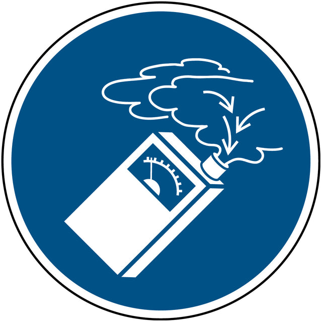 Gasmelder verwenden – ISO 7010