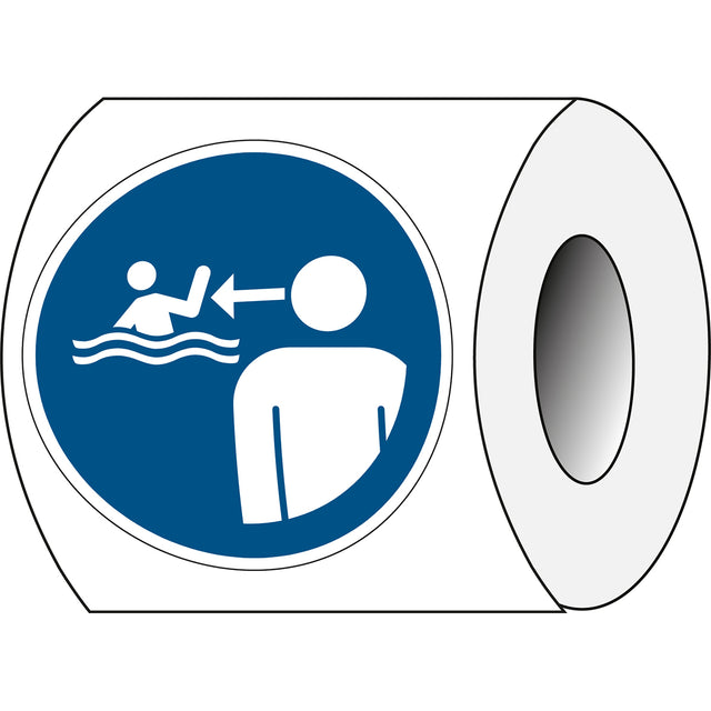 ISO-Sicherheitsschild – Kinder im Wasser beaufsichtigen
