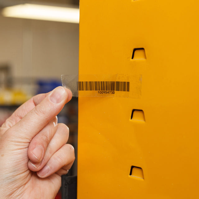 Für raue Umgebungen geeignete Mehrzweck-Etiketten aus transparentem Polyester für M410, M510 und M511 Drucker