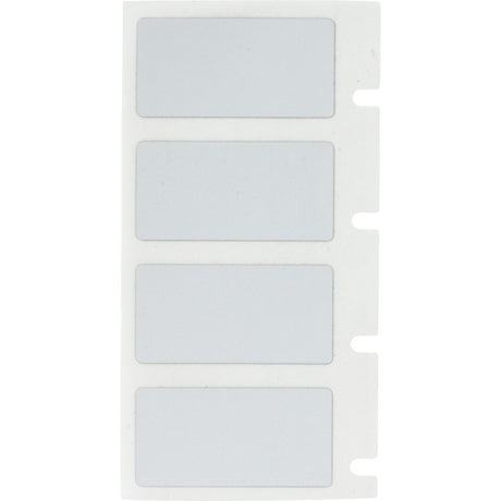 Etiketten aus metallisiertem Polyester mit besonders starker Klebkraft und matter Oberfläche für M710 und BMP71