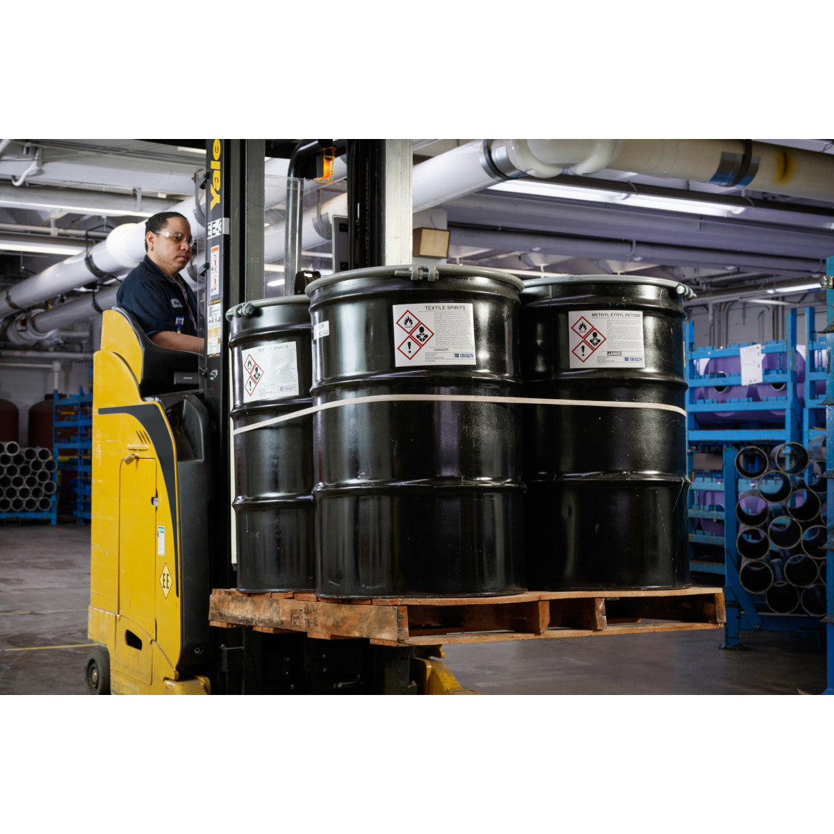 BS 5609 Seefahrt-Etikettenband für BradyJet™ J7300 Farbetikettendrucker