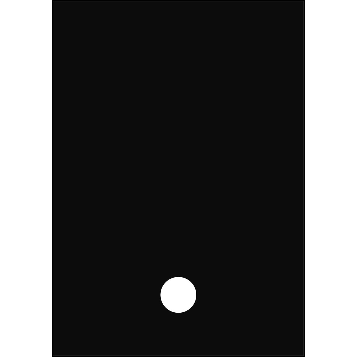 Numbers &amp; Letters A4 - White/Black - Dot - B-859 (Magnetic Foil)