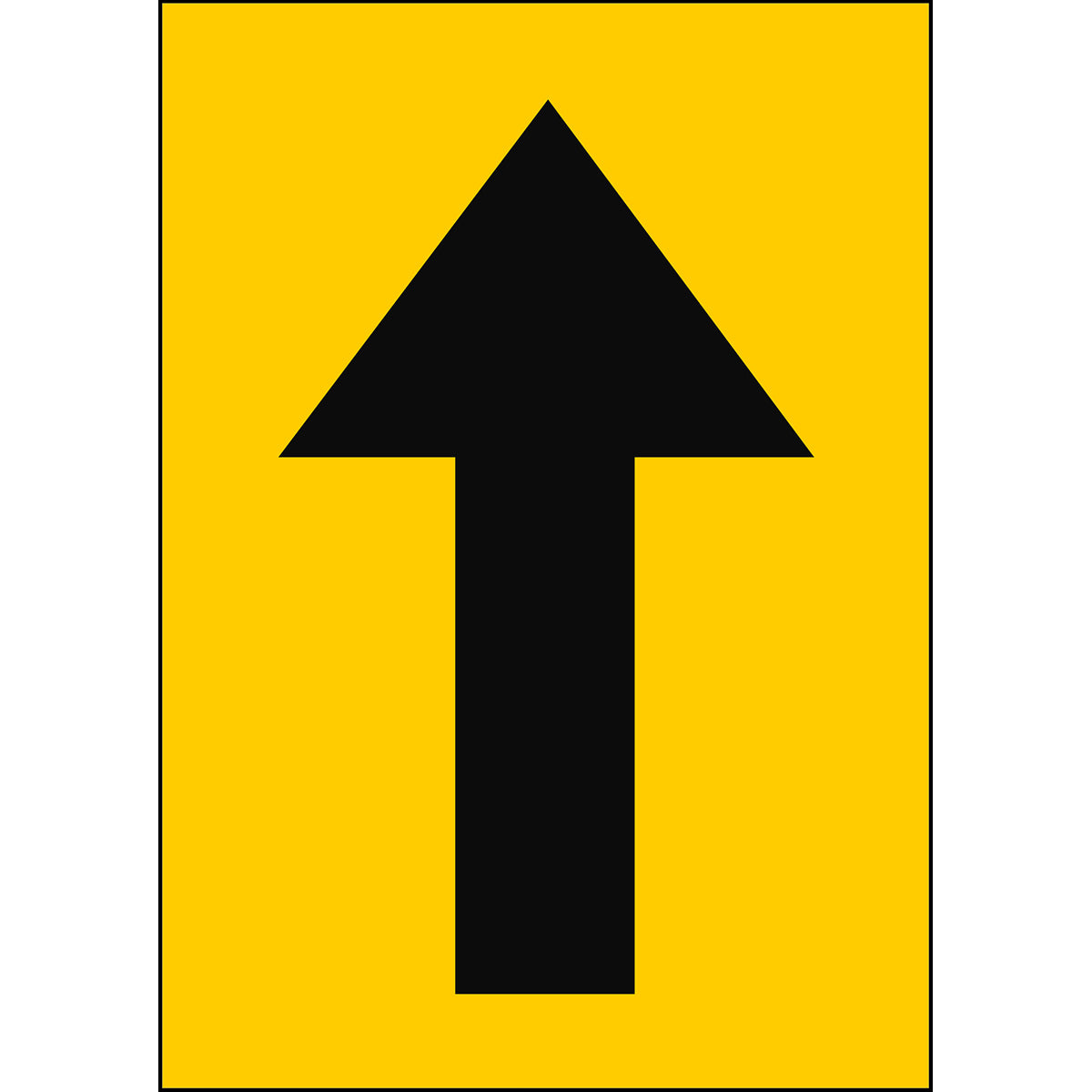 Numbers &amp; Letters A4 - Yellow/Black - Arrow - B-859 (Magnetic Foil)