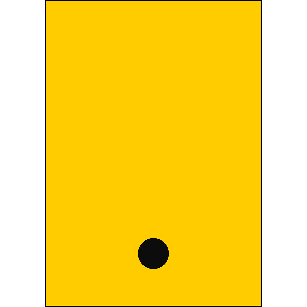 Numbers &amp; Letters A4 - Yellow/Black - Dot - B-859 (Magnetic Foil)