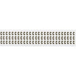 Zahlen & Buchstaben, B-499 (Nylongewebe), Weiß - C , 12,7 x 9,5 mm