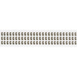 Zahlen & Buchstaben, B-499 (Nylongewebe), Weiß - G , 12,7 x 9,5 mm