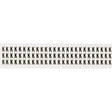 Zahlen & Buchstaben, B-499 (Nylongewebe), Weiß - K , 12,7 x 9,5 mm