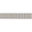 Zahlen & Buchstaben B-499 (Nylongewebe) - O - Großbuchstaben , 12,7 x 9,5 mm