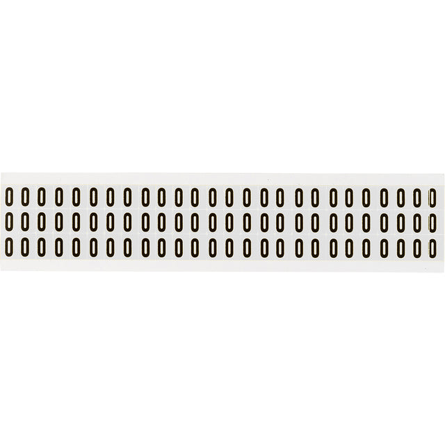 Zahlen & Buchstaben B-499 (Nylongewebe) - O - Großbuchstaben , 12,7 x 9,5 mm