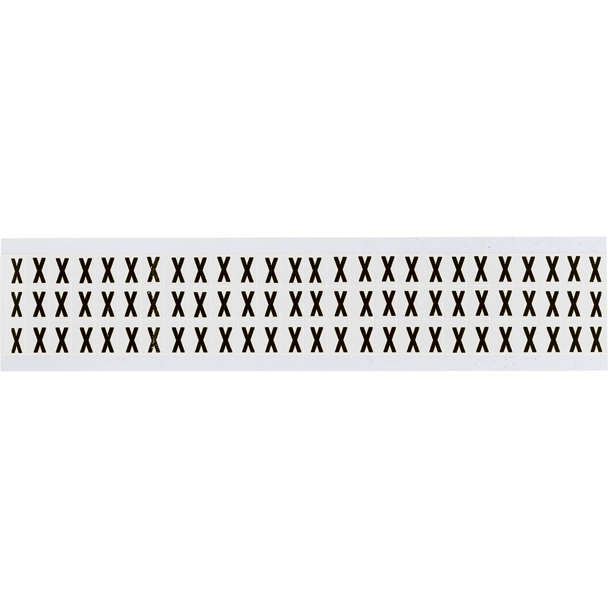 Zahlen & Buchstaben, B-499 (Nylongewebe), Weiß - X