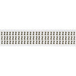 Zahlen & Buchstaben, B-499 (Nylongewebe), Weiß - Z , 12,7 x 9,5 mm