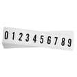 Zahlen & Buchstaben, B-499 (Nylongewebe), Weiß - NC , 38 x 22 mm