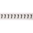 Zahlen & Buchstaben, B-499 (Nylongewebe), Weiß - 7 , 38 x 22 mm