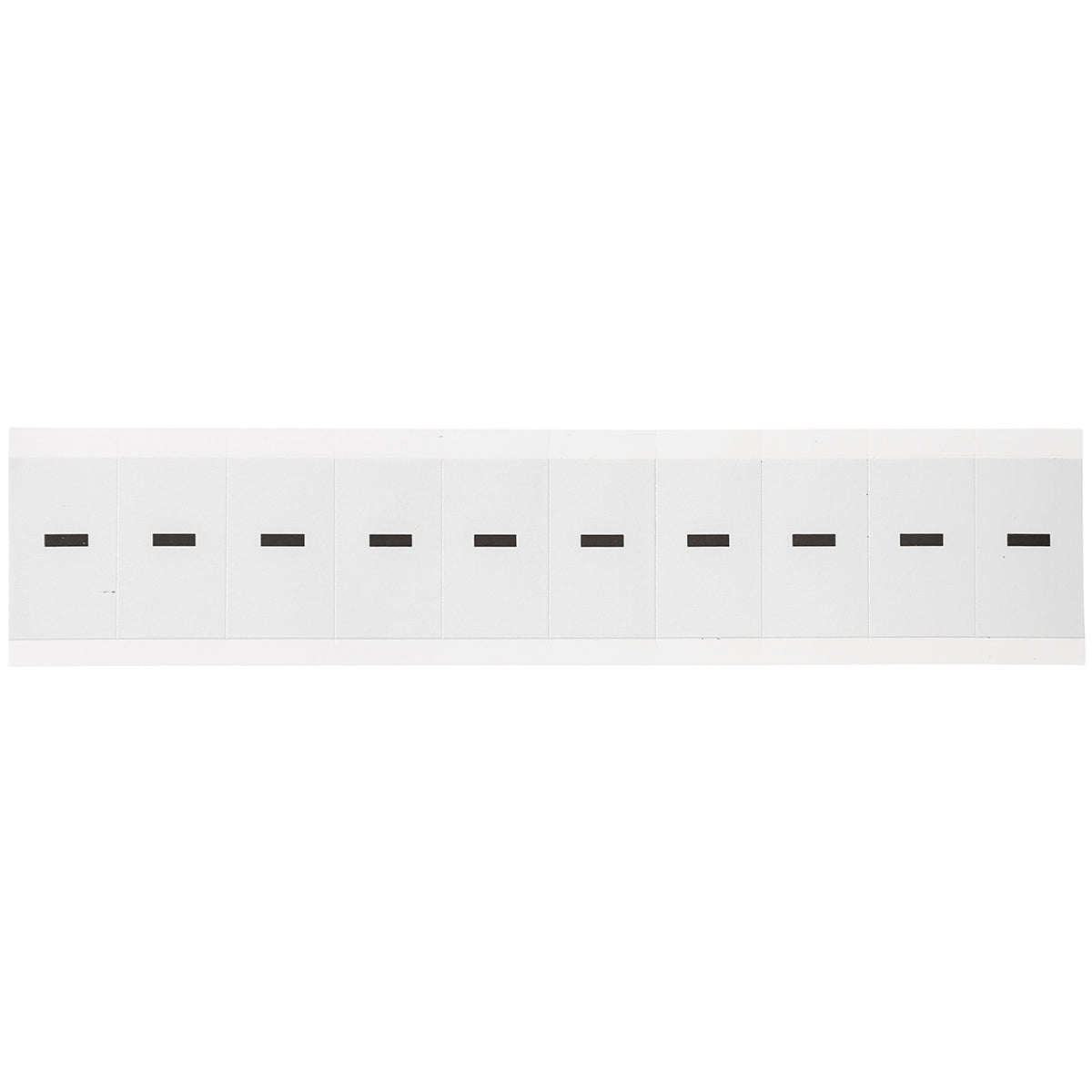 Zahlen & Buchstaben, B-499 (Nylongewebe), Weiß - Bindestrich , 38 x 22 mm