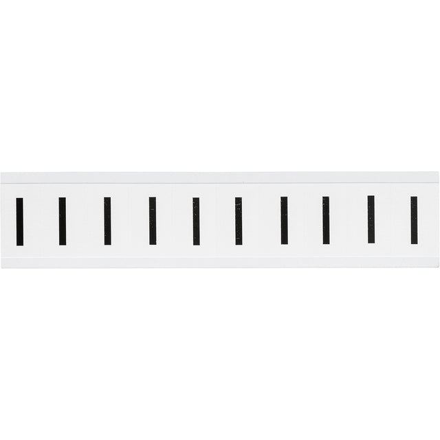 Zahlen & Buchstaben, B-499 (Nylongewebe), Weiß - I , 38 x 22 mm