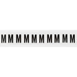 Zahlen & Buchstaben, B-499 (Nylongewebe), Weiß - M , 38 x 22 mm
