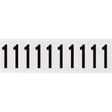 Zahlen & Buchstaben, B-499 (Nylongewebe), Weiß - 1 , 57 x 22 mm