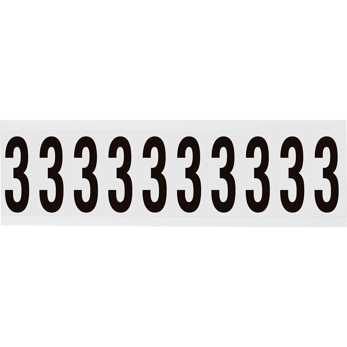 Zahlen & Buchstaben, B-499 (Nylongewebe), Weiß - 3 , 57 x 22 mm