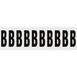 Zahlen & Buchstaben, B-499 (Nylongewebe), Weiß - B , 57 x 22 mm