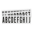 Zahlen & Buchstaben, B-499 (Nylongewebe), Weiß - LC , 57 x 22 mm