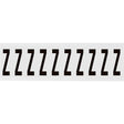 Zahlen & Buchstaben, B-499 (Nylongewebe), Weiß - Z , 57 x 22 mm