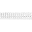 Zahlen & Buchstaben, B-499 (Nylongewebe), Weiß - 1 , 19 x 14 mm