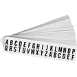 Zahlen & Buchstaben, B-499 (Nylongewebe), Weiß A - Z , 19 x 14 mm
