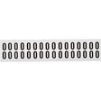 Zahlen & Buchstaben B-499 (Nylongewebe) - O - Großbuchstaben , 19 x 14 mm